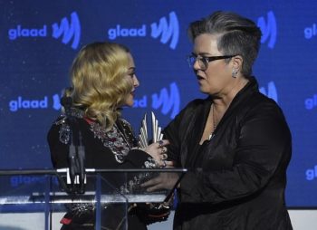 Madonna receives Advocate for Change Award at the 2019 GLAAD Media Awards - 4 May 2019 (16)