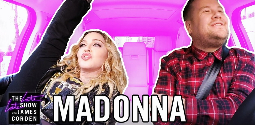 Madonna’s Carpool Karaoke with James Corden [Full video]