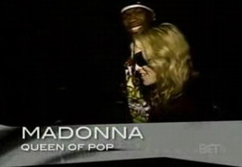 VIDEO - Madonna on the set of 50 Cent's Music Video [BET] 02
