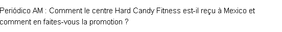 Madonna's Hard Candy Fitness Centers Interview Question 08