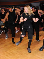 Madonna during the exclusive dance class at the Hard Candy Fitness center, Mexico 01