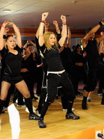 Madonna during the exclusive dance class at the Hard Candy Fitness center, Mexico 04
