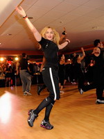 Madonna during the exclusive dance class at the Hard Candy Fitness center, Mexico 11