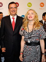Madonna at the opening of the Hard Candy Fitness center, Mexico 32