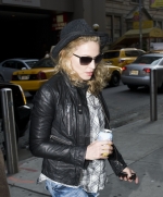 Madonna out and about, New York, April 25 2011 (1)