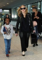 Madonna arrives at Heathrow airport, London (5)