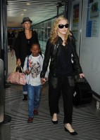 Madonna arrives at Heathrow airport, London (13)