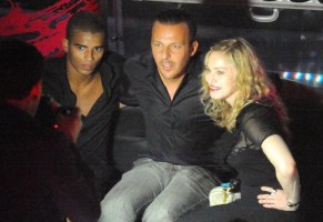 Madonna and Brahim Zaibat at the VIP Room Theatre, Paris (6)