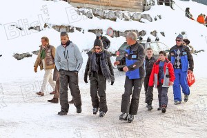 Madonna skiing in Gstaad, Switzerland - 27 December 2011 (1)