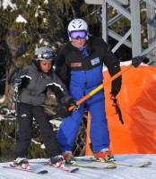 Madonna and family skiing Gstaad - 27 December 2011 and 3 January 2012 (17)