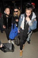 Madonna and Lourdes at JFK airport, 21 February 2012 - Update 3 (10)