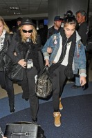 Madonna and Lourdes at JFK airport, 21 February 2012 - Update 3 (15)