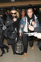 Madonna and Lourdes at JFK airport, 21 February 2012 - Update 3 (38)