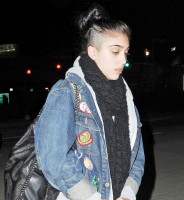 Madonna and Lourdes at JFK airport - 21 February 2012 UPDATE (10)