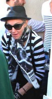 Madonna at the Kabbalah Centre, 25 February 2012 (1)