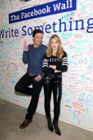 Madonna and Jimmy Fallon at the Facebook Wall in New York (1)
