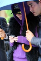 Madonna look-a-like leaving the Ritz Hotel, Paris (1)