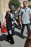 Madonna leaving the Crillon Hotel on her way to the Olympia, Paris (2)