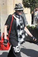 Madonna leaving the Crillon Hotel on her way to the Olympia, Paris (6)