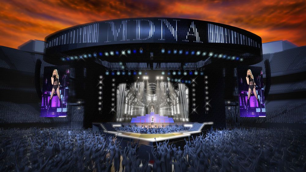 madonna celebration tour stage design