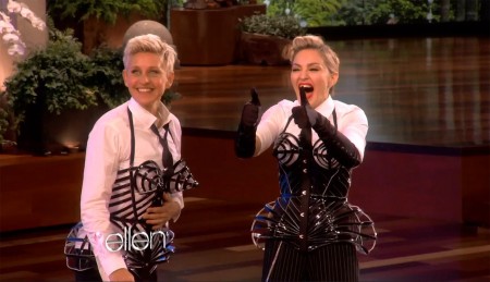 Madonna and Ellen DeGeneres - Breast awareness month HQ (3)