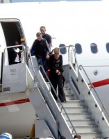 Madonna arriving at the Galeao Airport, Rio de Janeiro (1)