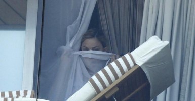 1 December 2012 - Madonna At the Falsano Hotel, Rio de Janeiro (1)