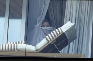 1 December 2012 - Madonna At the Falsano Hotel, Rio de Janeiro (3)