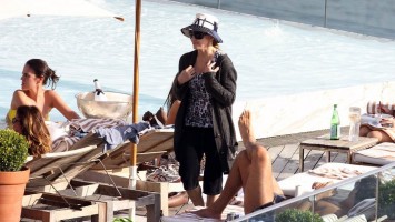 1 December 2012 - Madonna At the Ipanema beach, Rio de Janeiro (9)
