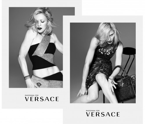 Madonna by Mert Alas and Marcus Piggott for Versace Spring Summer 2015