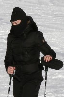 Madonna skiing in Gstaad, Switzerland (3)