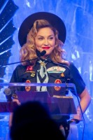 Madonna dressed up as boy scout at the GLAAD Media Awards - Anderson Cooper - Backstage - HQ (22)
