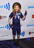 Madonna dressed up as boy scout at the GLAAD Media Awards - Anderson Cooper - Backstage - HQ (50)