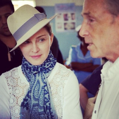 Madonna Instagram - Here I am with my Hero Dr. Borgstein