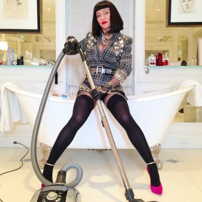 Madonna on Instagram - Tidying up before the metball