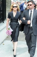 Madonna attends David Collins Funeral - Monkstown Ireland (4)