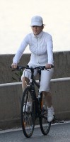 Madonna out and about on bike, south of France - 11 August 2013 (2)