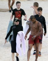 Madonna at the beach in Villefranche, France - 14 August 2013 (11)