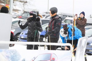 Madonna spotted skiing in Gstaad, Switzerland - December 2013 (7)