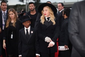 Madonna at the 56th annual Grammy Awards - 26 January 2014 - Red Carpet (4)