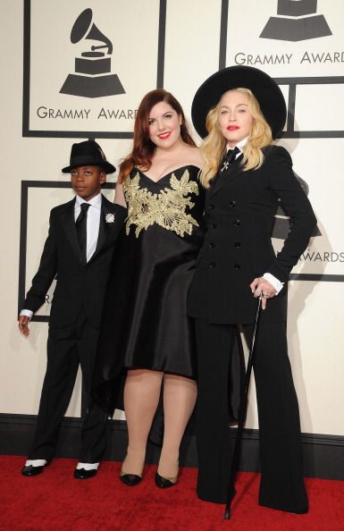 Madonna's Tuxedo at Grammys 2014