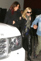 Madonna out and about in Los Angeles - Restaurant - 29 January 2014 (1)