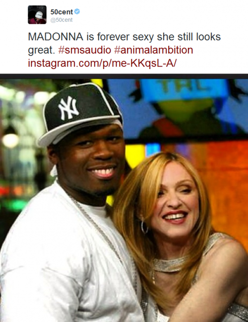 50 Cent: Madonna is forever sexy