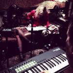Madonna in the studio with Natalia Kills 01