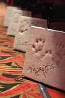 Traverse City's Walk of Fame Madonna handprint