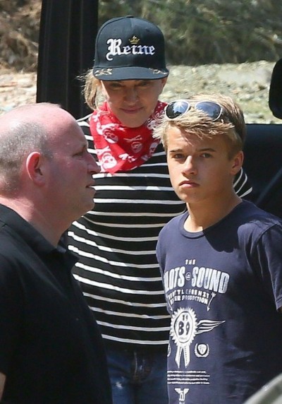 Madonna enjoys a game of paintball in the south of France - 9 August 2014 (4)