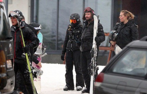 Madonna spotted skiing in Gstaad, Switzerland - 2 January 2015 (9)