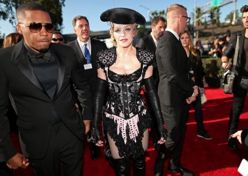 Madonna attends the 2015 Grammy Awards - 8 February 2015 (3)