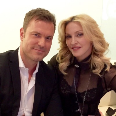 Madonna with Alexander Nebe for Gala
