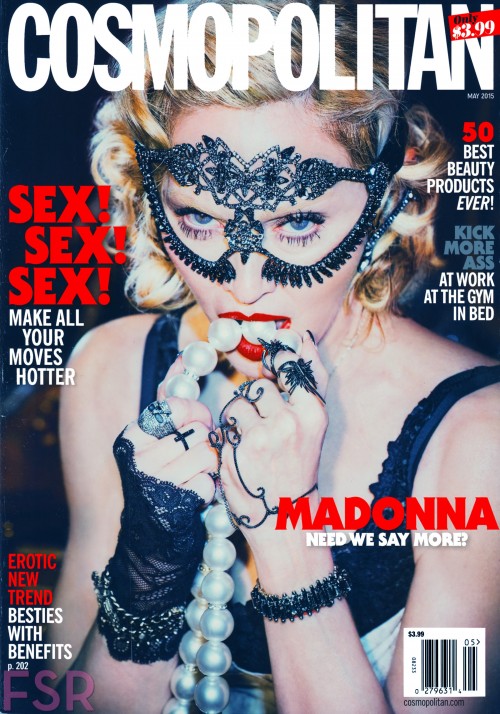 Madonna by Ellen von Unwerth for Cosmopolitan - May 2015 issue - HQ Scan 01